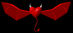 Gif animé amour coeur dragon